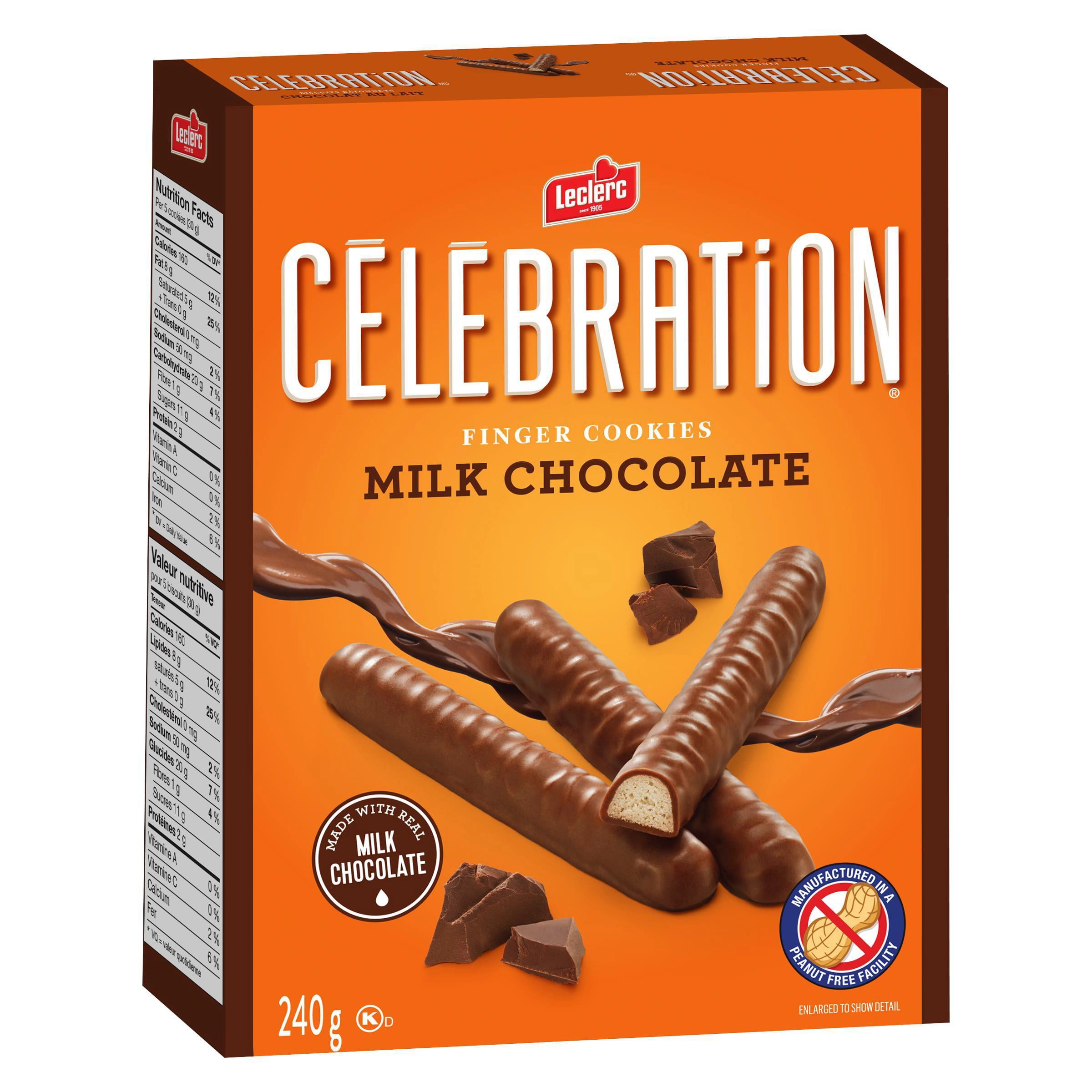 Celebration Milk Chocolate Fingers 240g - Image 5