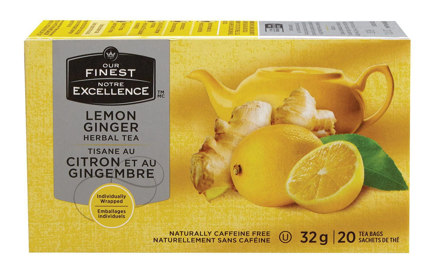 Our Finest Lemon Ginger Herbal Tea - Image 2