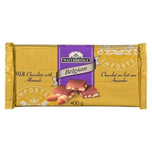 Waterbridge Milk Chocolate with Almonds 400g