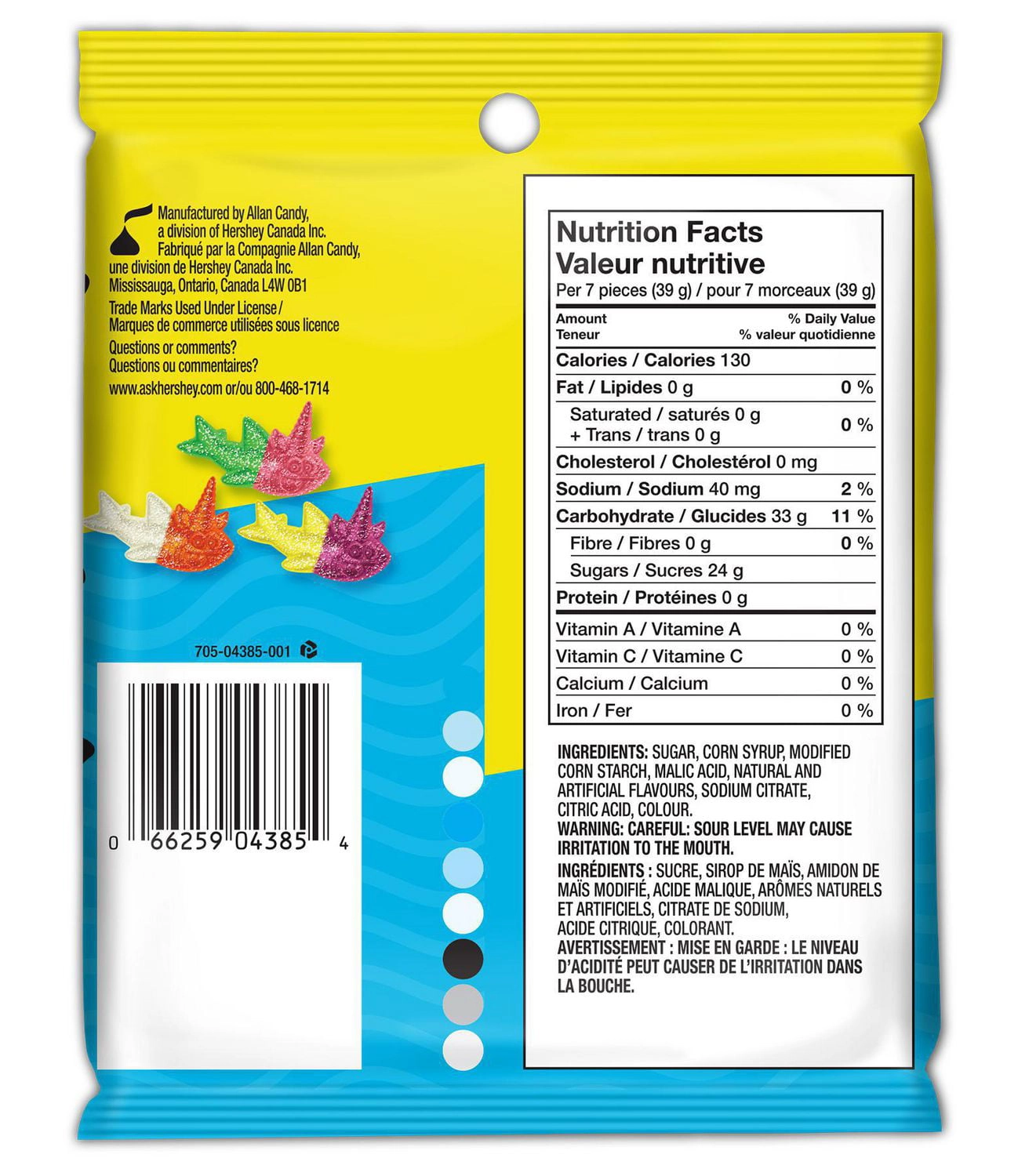 Jolly Rancher Misfits Gummies Tropical Uni-Sharks Candy 182g - Image 3