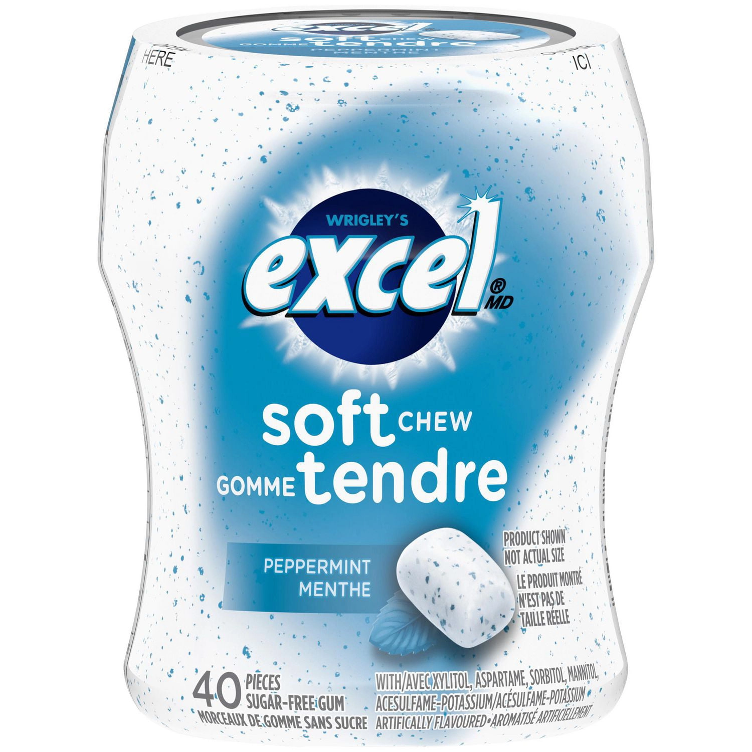 Excel Peppermint Sugar Free Soft Chew Gum - Image 2