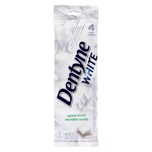 Dentyne White Spearmint Sugar-Free Gum 4 x 12 Pcs 134g