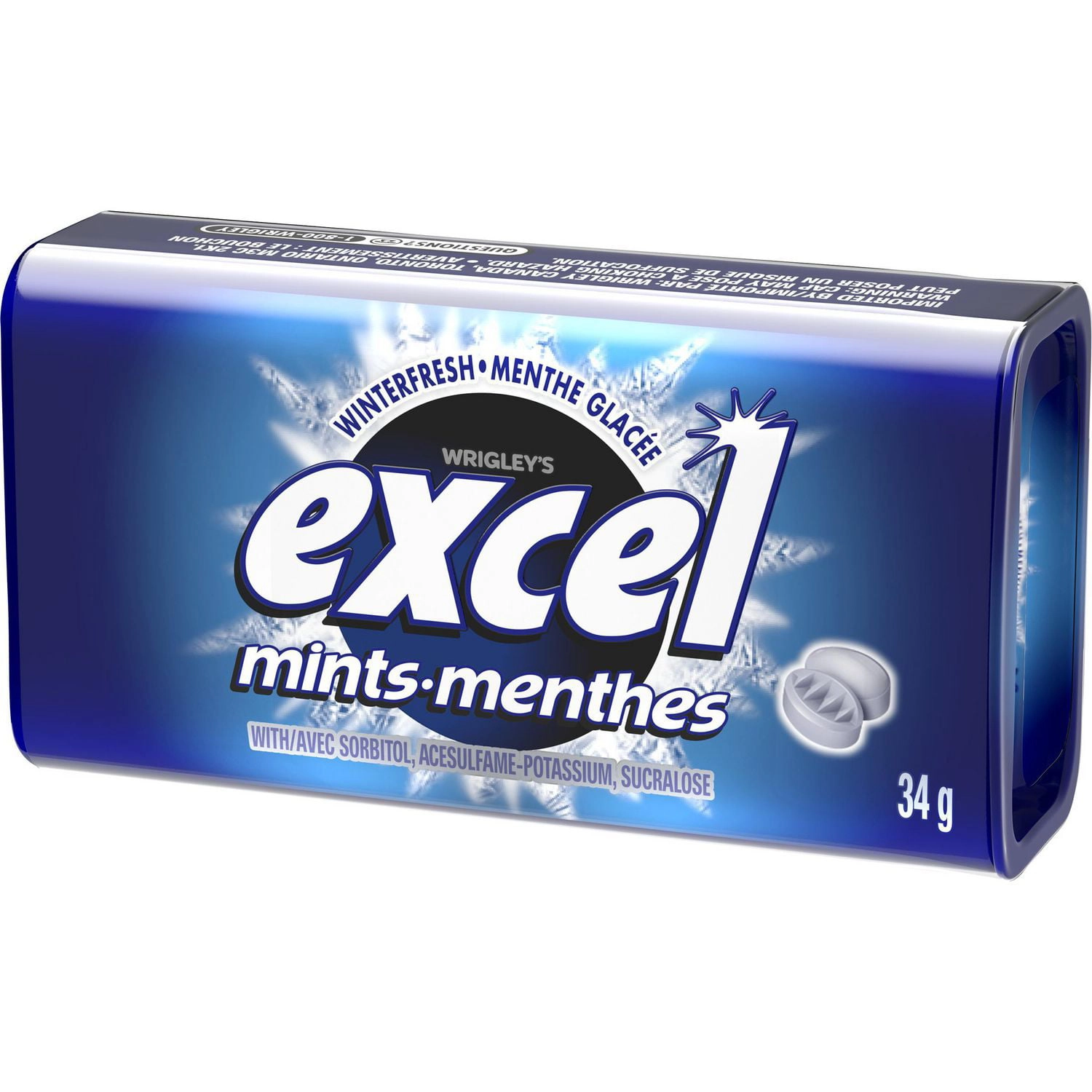 Excel Winterfresh Flavoured Mints, 34g Tin - Image 2