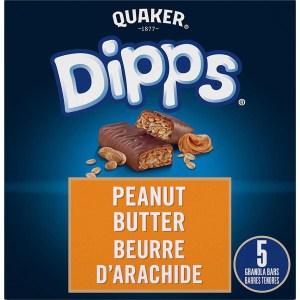 DIPPS Quaker Dipps Granola Bars - Peanut Butter