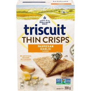 Triscuit Thin Crisps Parmesan Garlic Crackers 200g
