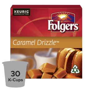 Folgers Caramel Drizzle K-Cup Coffee Pods - 30 Count