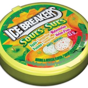 Hershey's ICE BREAKERS Sours Fruit Flavoured Mints 42g