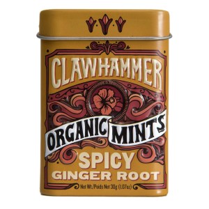 Big Sky Brands Clawhammer Certified Organic Mints - Spicy Ginger Root 30g