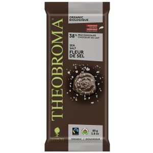 Theobroma Chocolat Creamy Milk Chocolate & Sea Salt Bar 80g