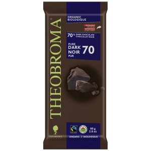 Theobroma Chocolat 70% Pure Dark Chocolate Bar 80g