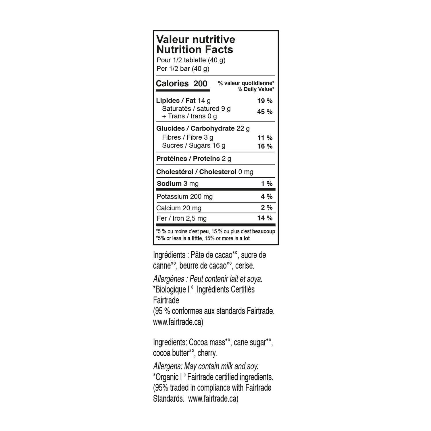 Theobroma Chocolat 60% Dark Chocolate and Cherry Chunks Bar 80g - Image 3