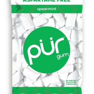The PUR Company PUR Gum Sugar Free Chewing Gum with Xylitol - Natural Spearmint Flavour - 55 Pieces