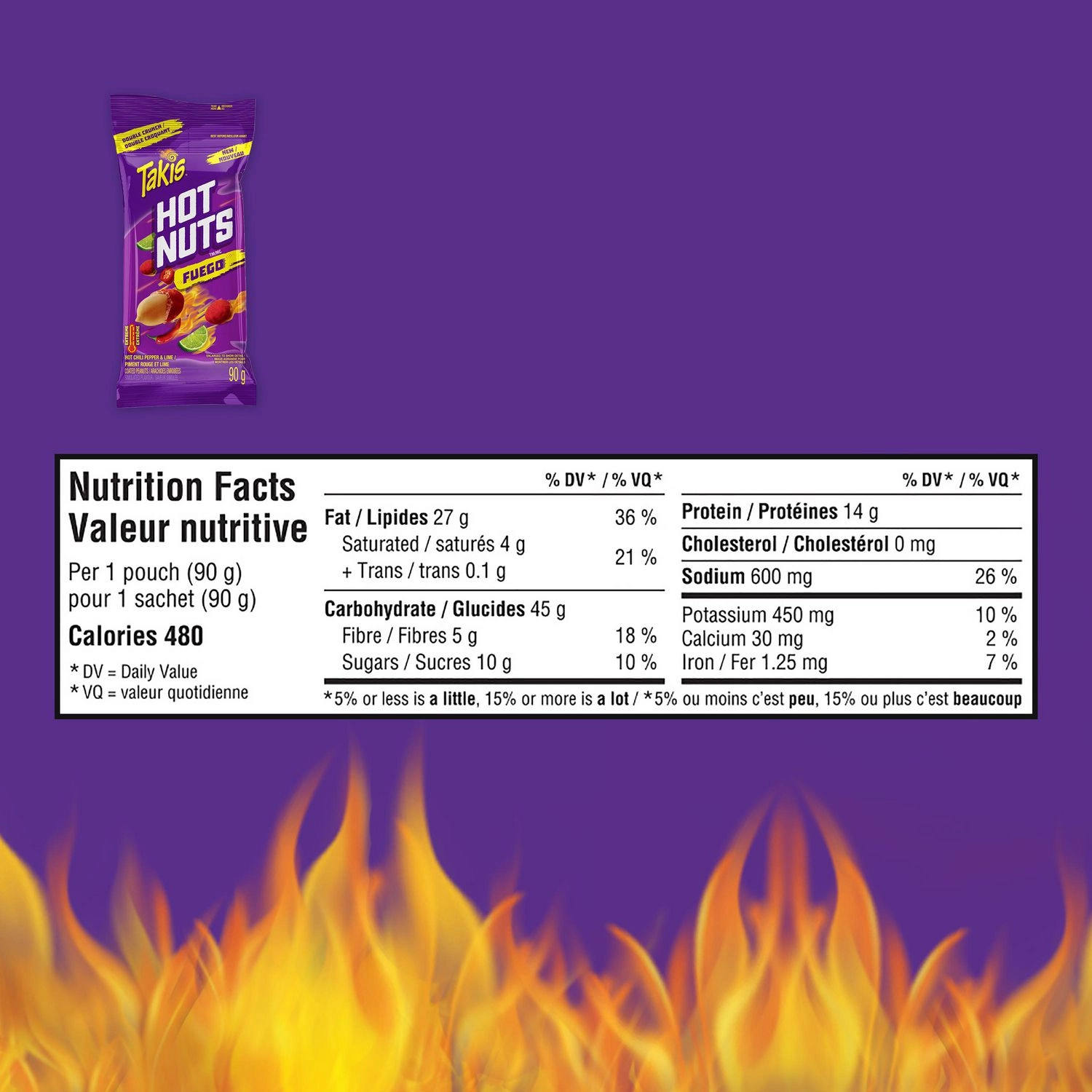 Takis Hot Nuts Fuego Coated Peanuts 90g - Image 3
