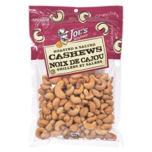 Joe's Tasty Travels Roasted and Salted Cashews 350g