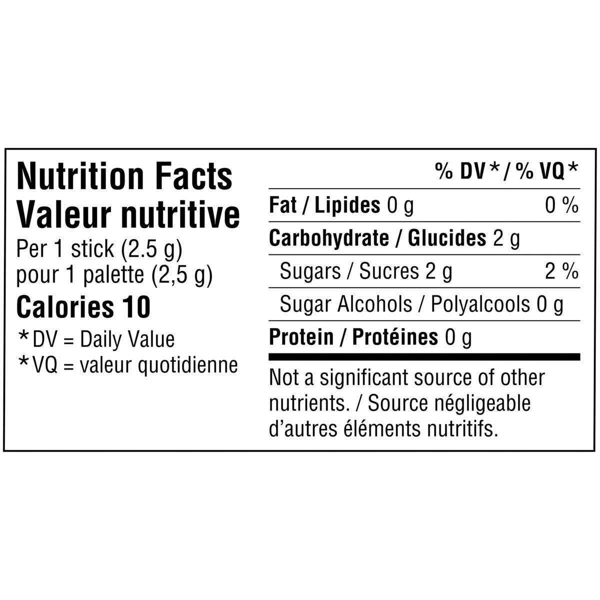 Wrigley Doublemint Peppermint Flavoured Chewing Gum, 15 Sticks, 1 Pack - Image 3
