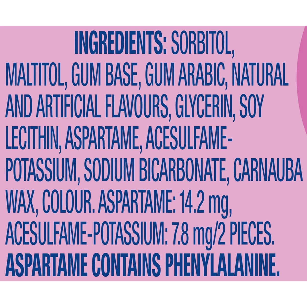 Excel White Bubblemint Teeth Whitening Sugar Free Chewing Gum - Image 4