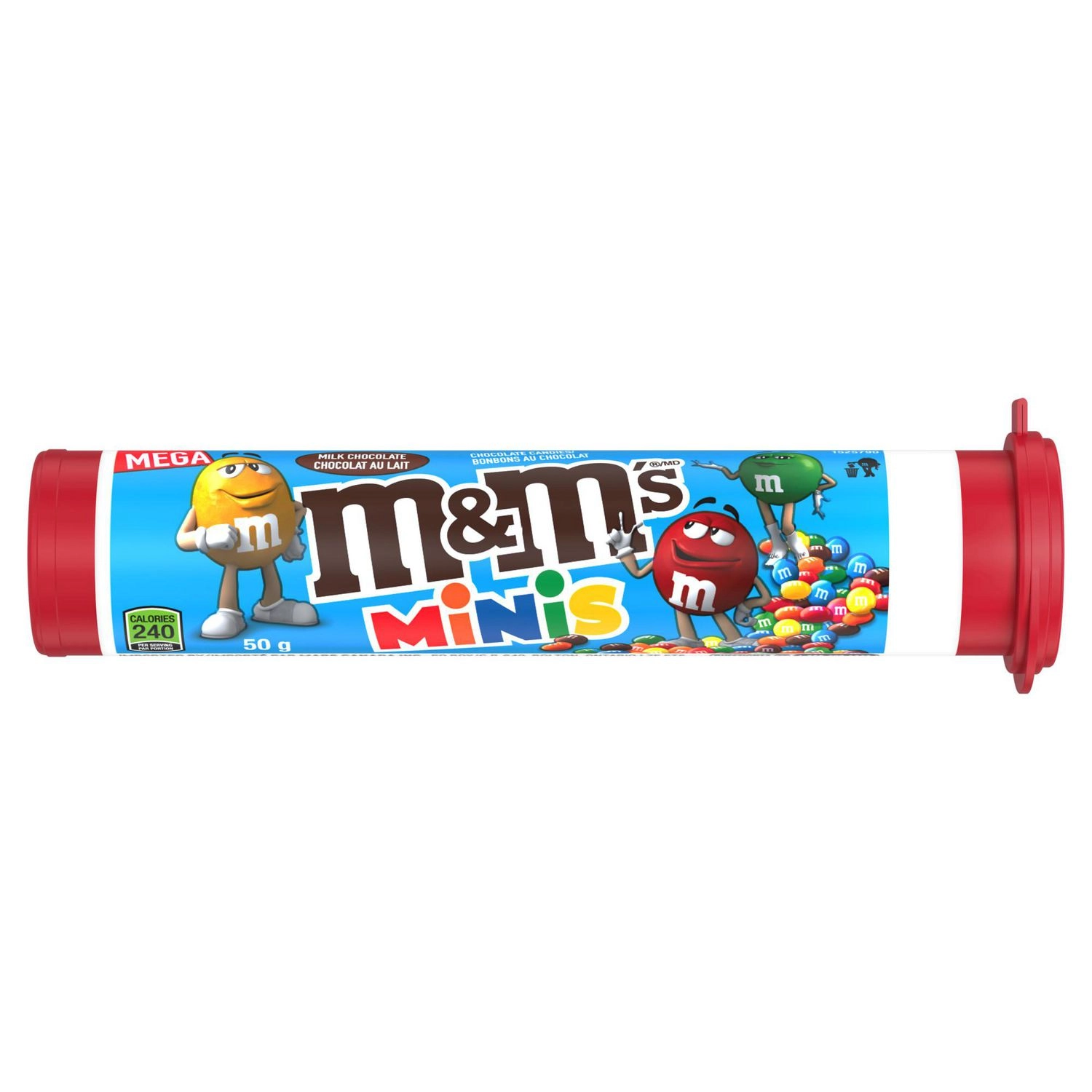 M&M's Minis Milk Chocolate Candies, Tube, 50g
