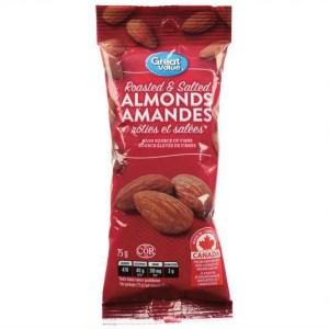 Great Value Roasted and Salted Almonds