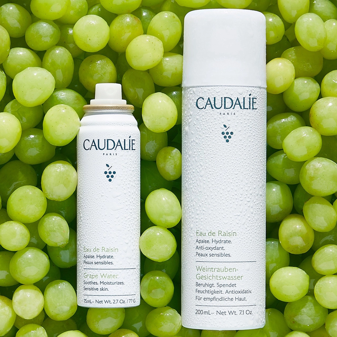 Caudalie Grape Water Moisturizing Face Mist - 2.5 oz / 75 mL, Redness, Dry Skin - Image 6