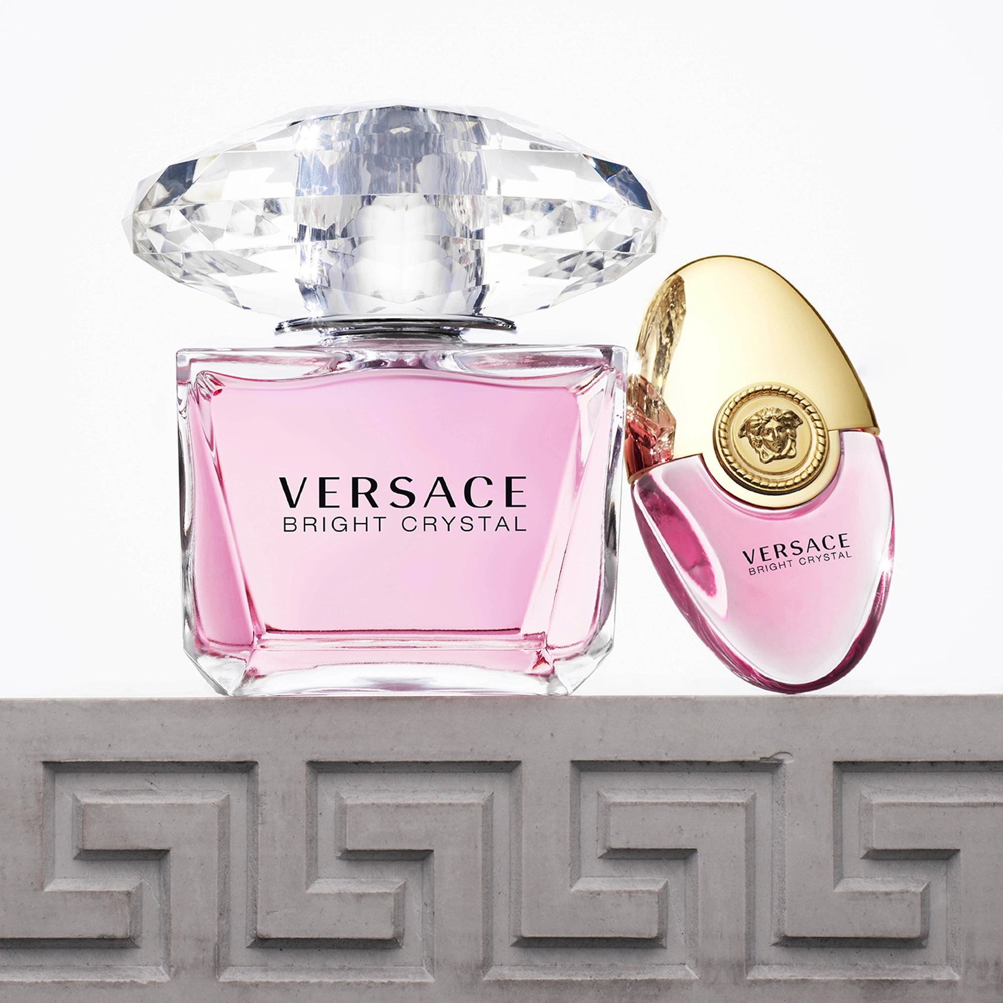 Versace Bright Crystal 3 oz/ 90 mL Fresh Florals Yuzu Lemon Peony Musk - Image 3