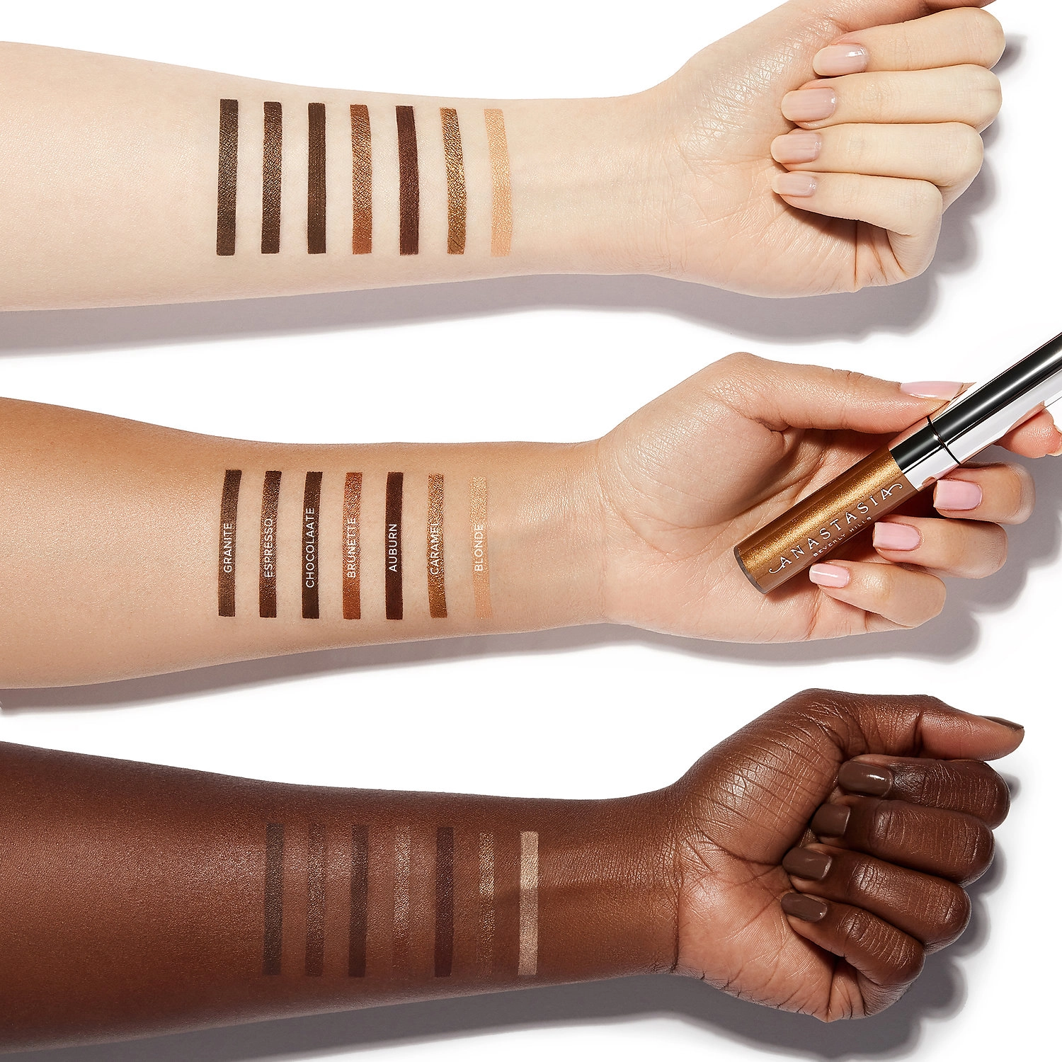 Anastasia Beverly Hills Tinted Brow Gel in Chocolate - Warm Dark Brown - Image 3