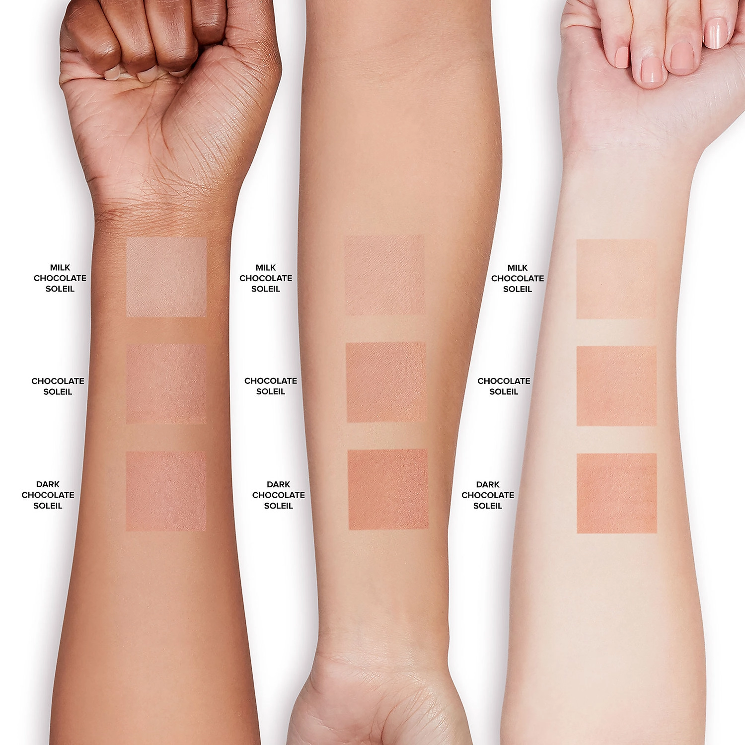 Too Faced Chocolate Soleil Matte Bronzer - Dark Chocolate, Long-Wearing Pressed Powder Formula - Image 2