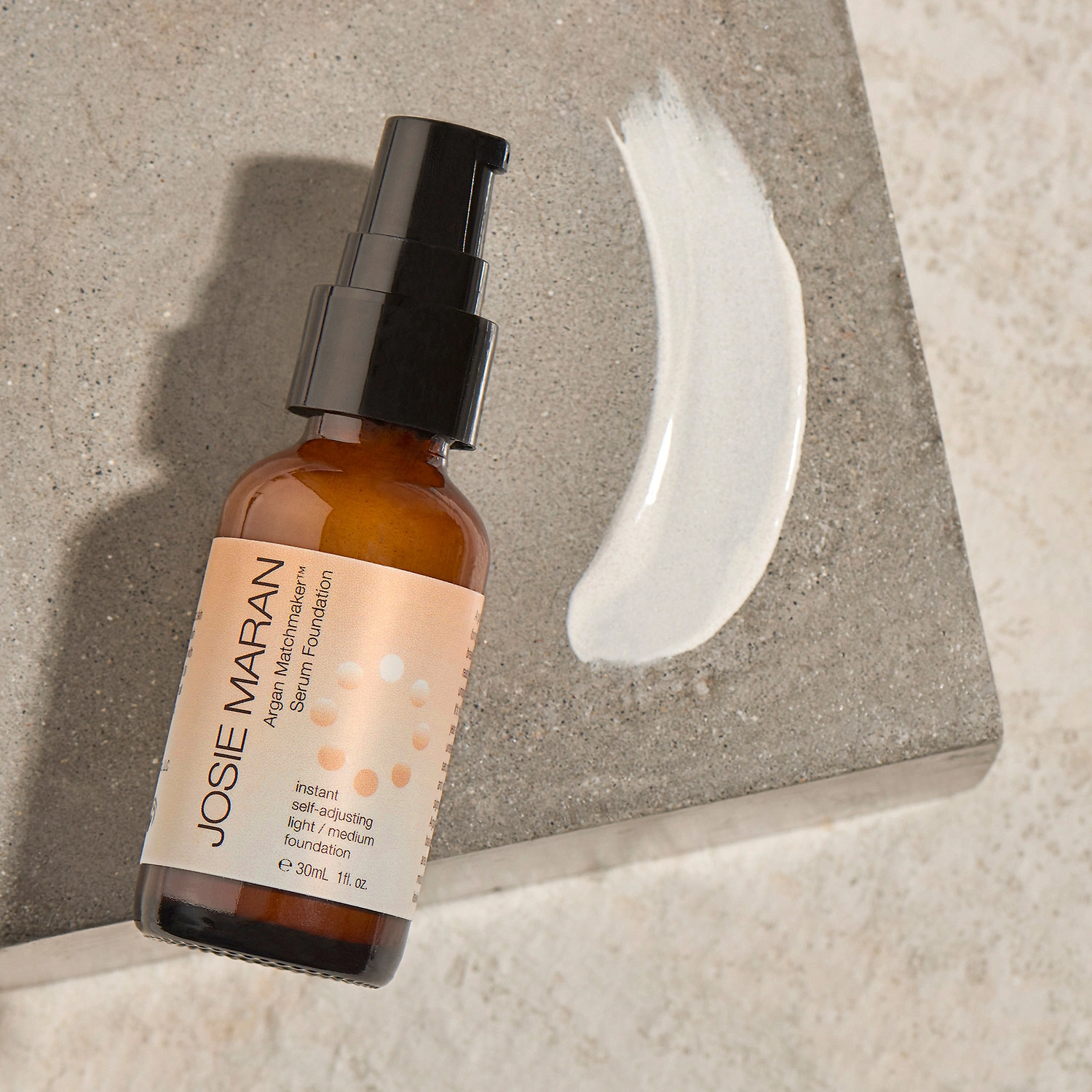 Josie Maran Argan Matchmaker Serum Foundation Color: Fair/Light - Image 3