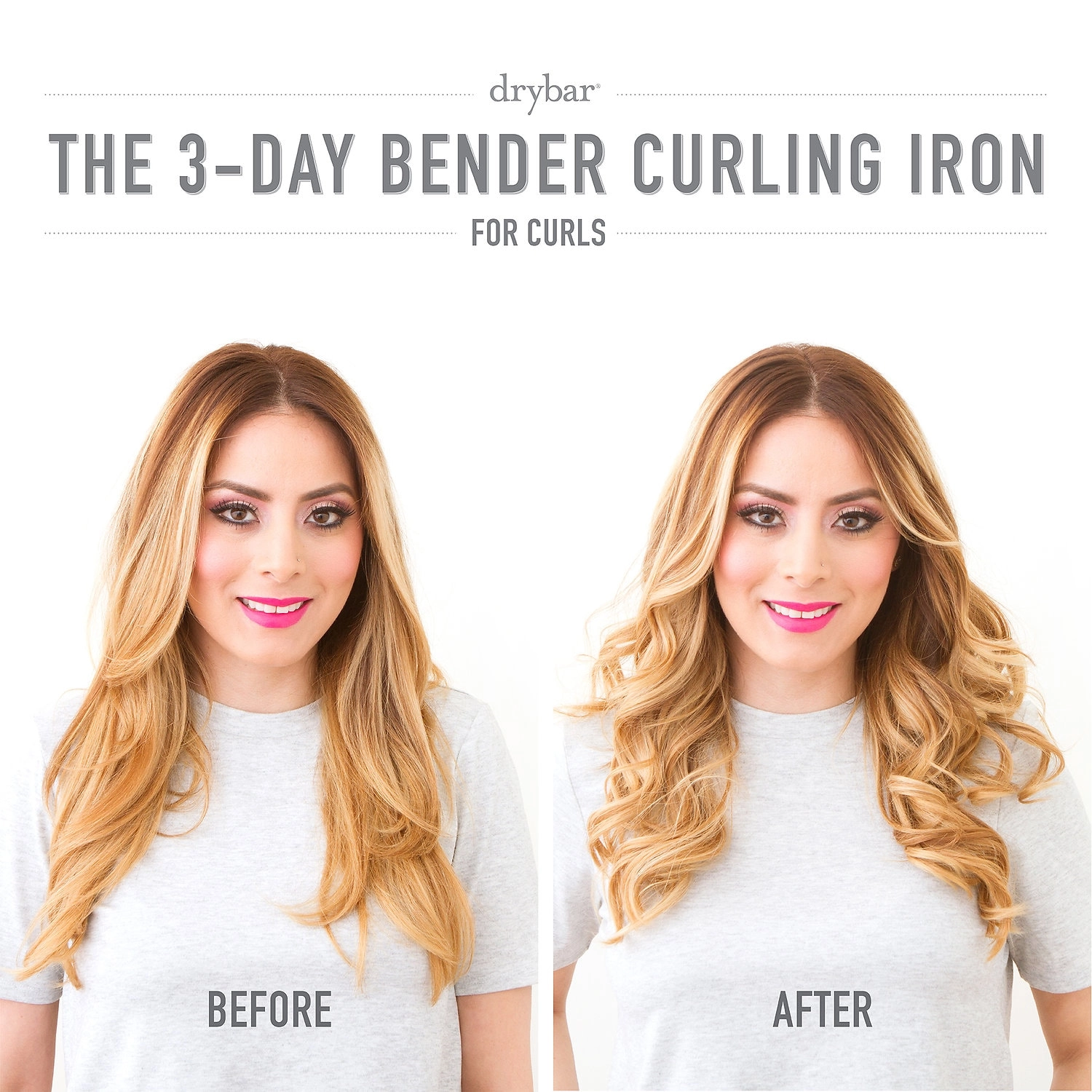 Drybar The 3-Day Bender 1" Barrel Digital Curling Iron - Image 3