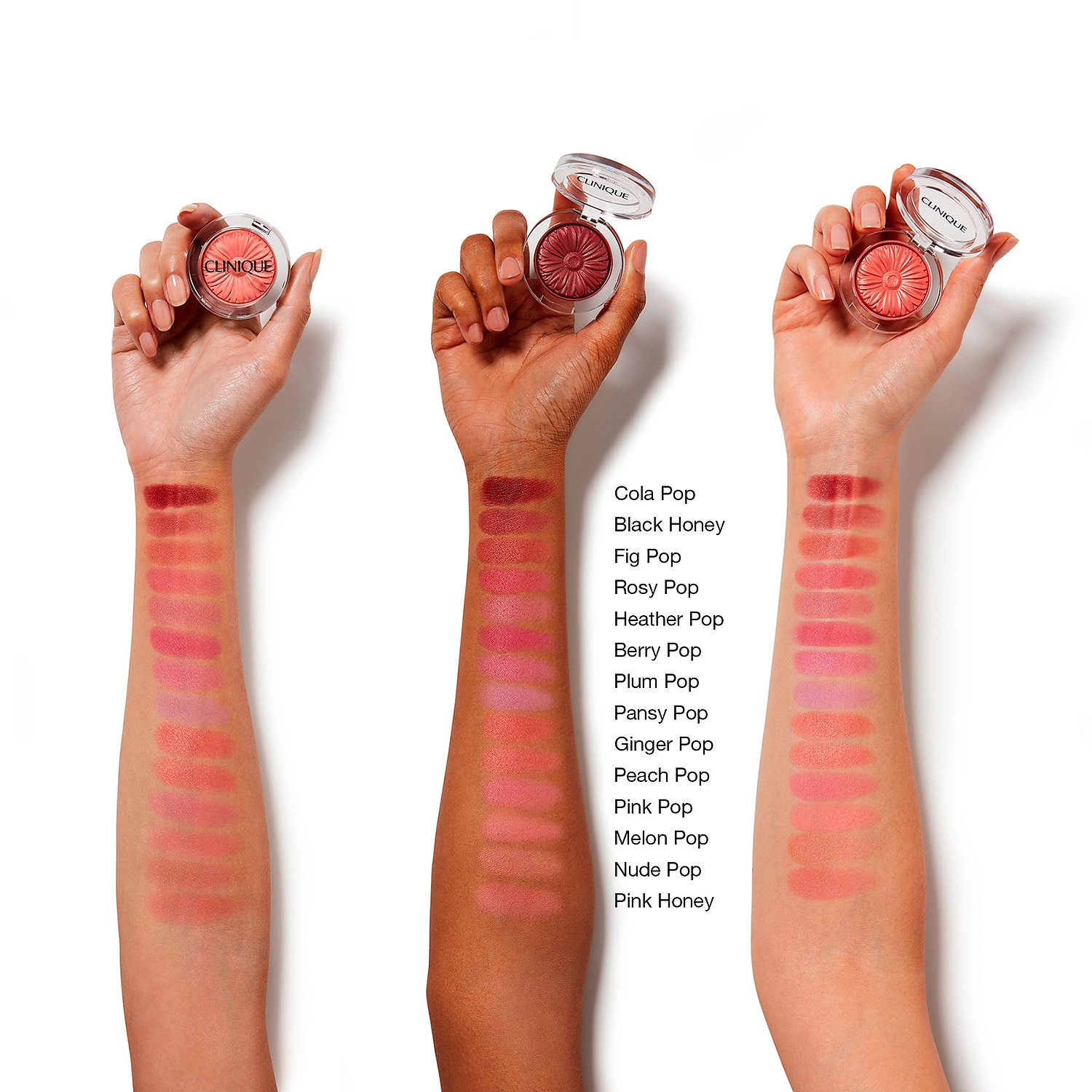 CLINIQUE Cheek Pop Blush in Ginger Pop - Pressed Powder Formula - Image 2