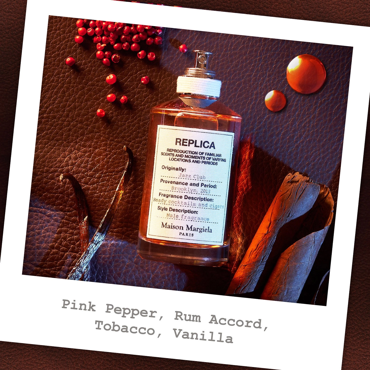 Maison Margiela ’REPLICA’ Jazz Club Travel Spray 0.34 oz/10 mL Unisex Warm & Spicy Scent - Image 2