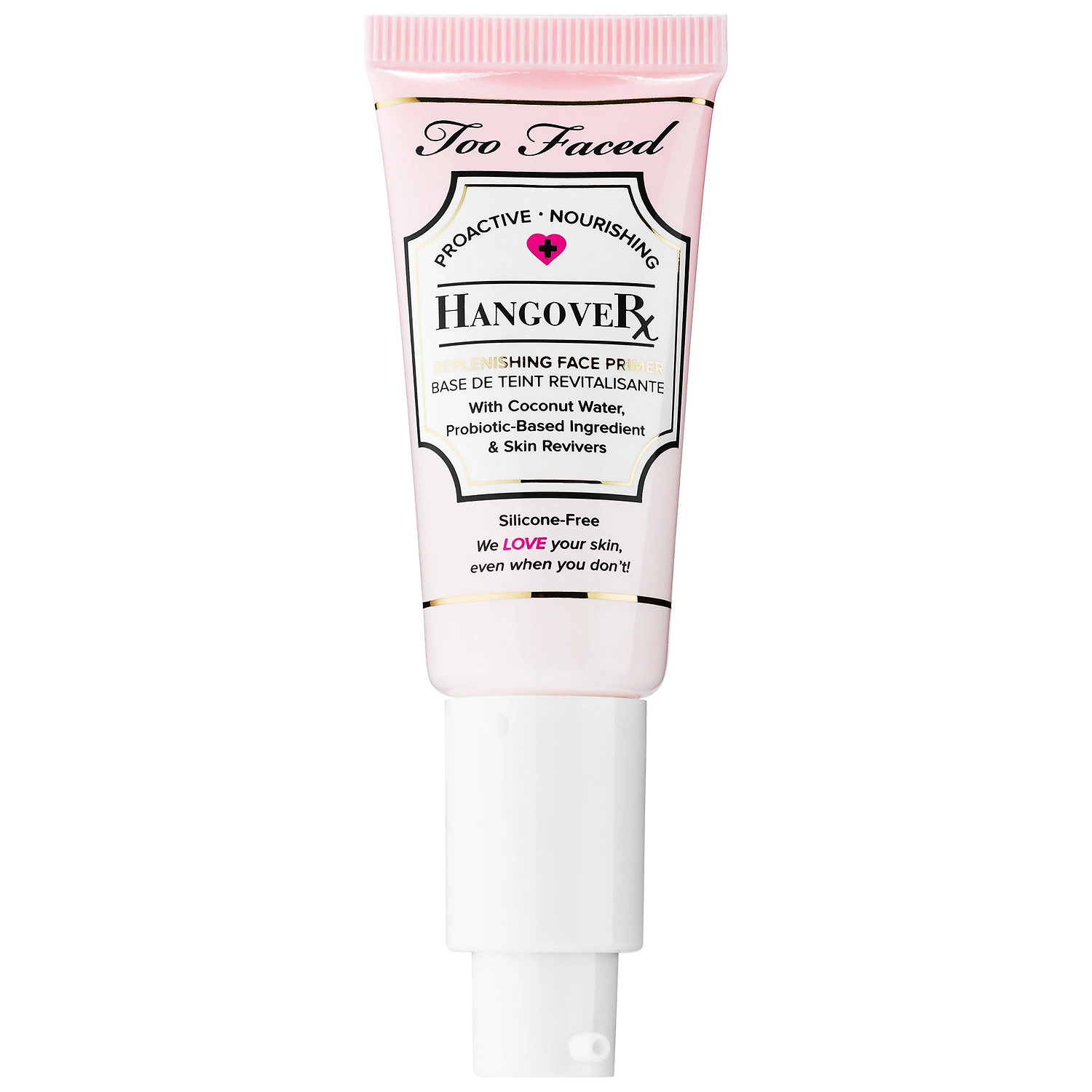 Too Faced Mini Hangover Replenishing Face Primer 0.68 oz/20mL Hydrating Radiant Finish Vegan - Image 4