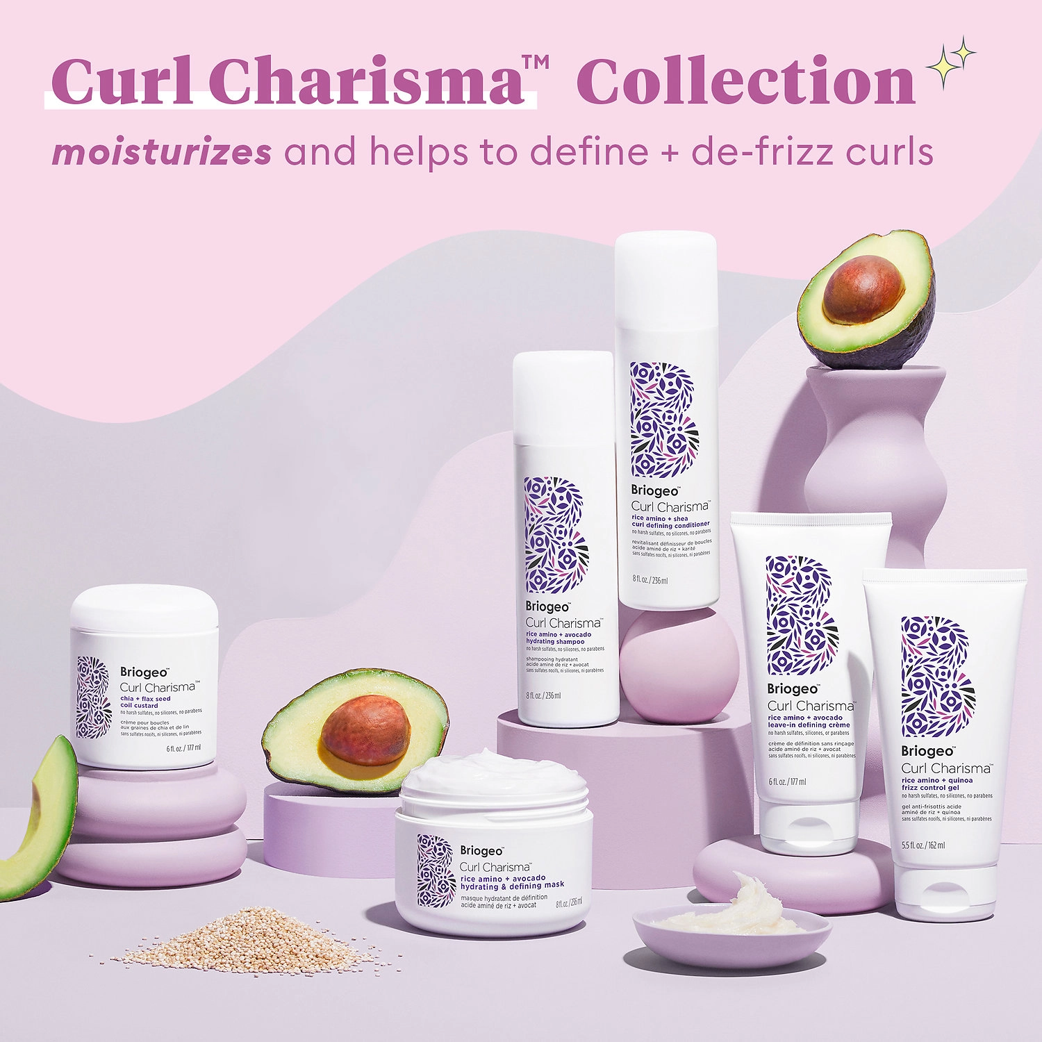 Briogeo Curl Charisma™ Rice Amino + Shea Curl Defining Conditioner 8 oz/ 237 mL - Image 10