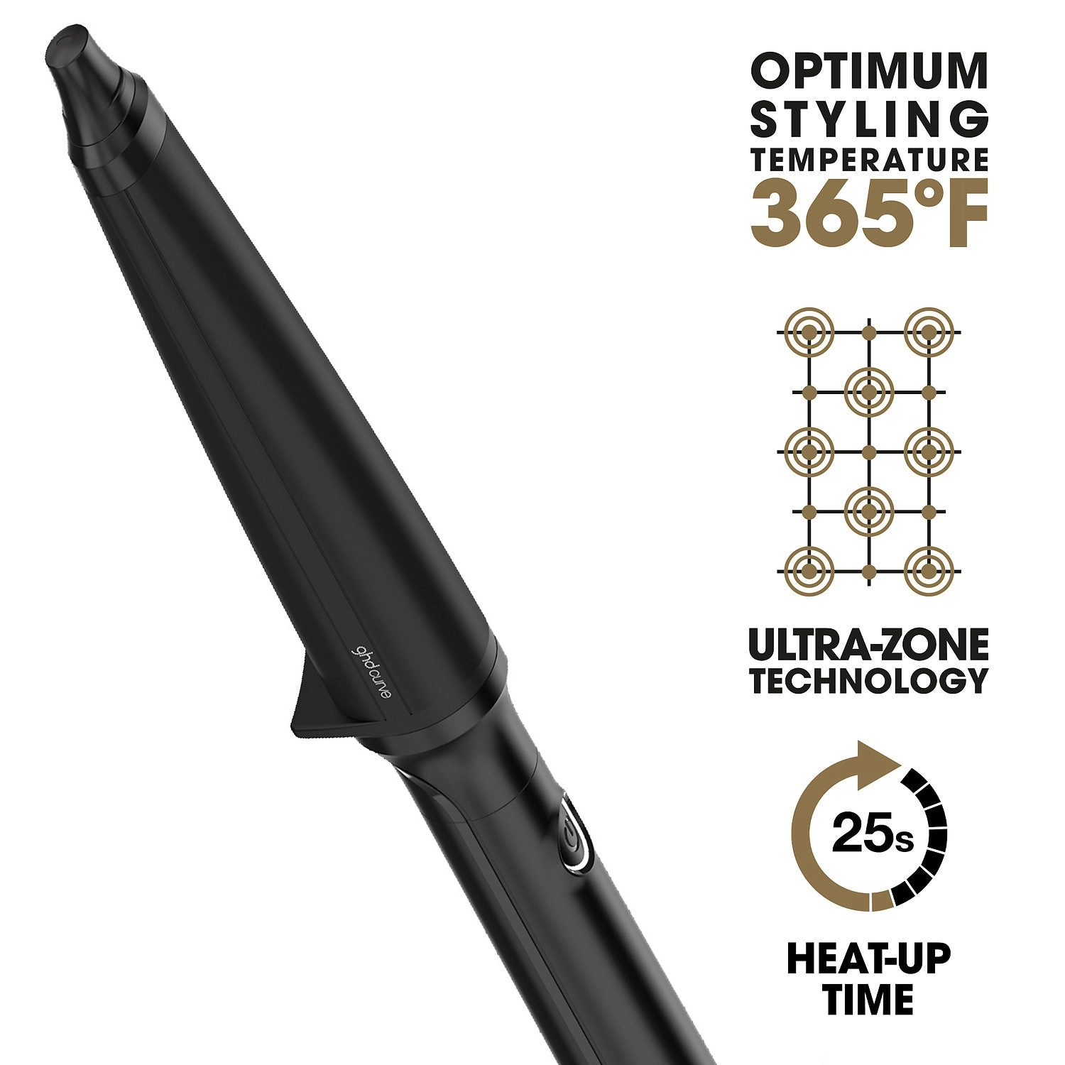 ghd Creative Curl - Tapered Curling Wand (One-Inch Barrel, 365°F) - Image 3