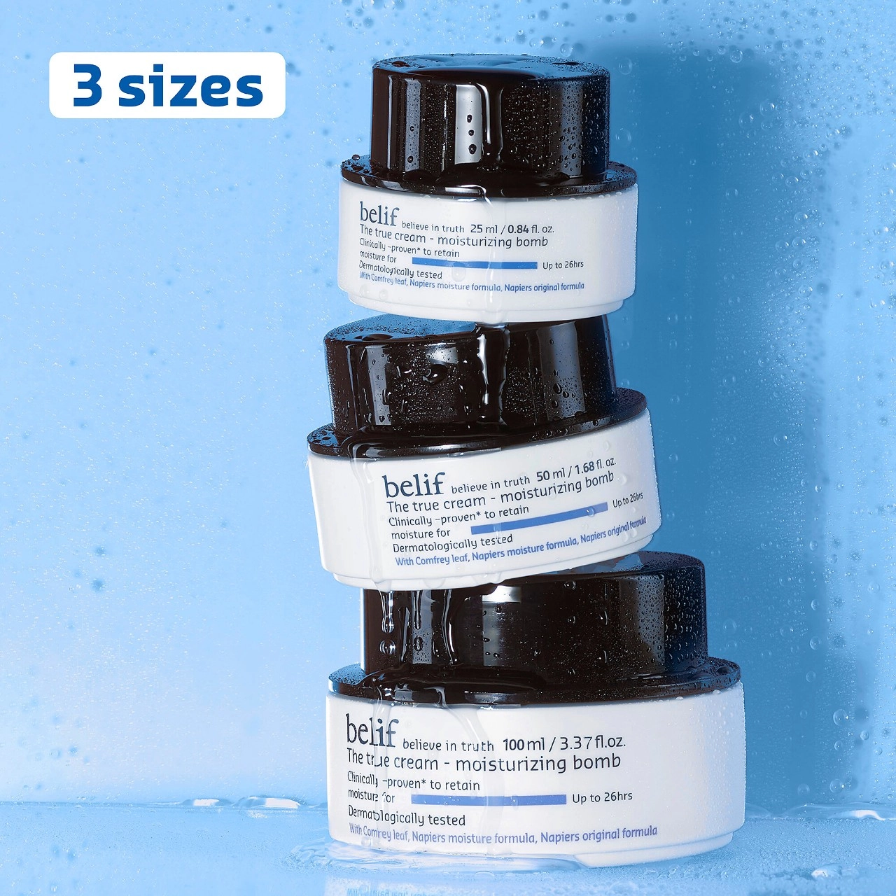 belif The True Cream Moisturizing Bomb With Oat Husk and Vitamin B 1.68 oz/50 mL - Image 8