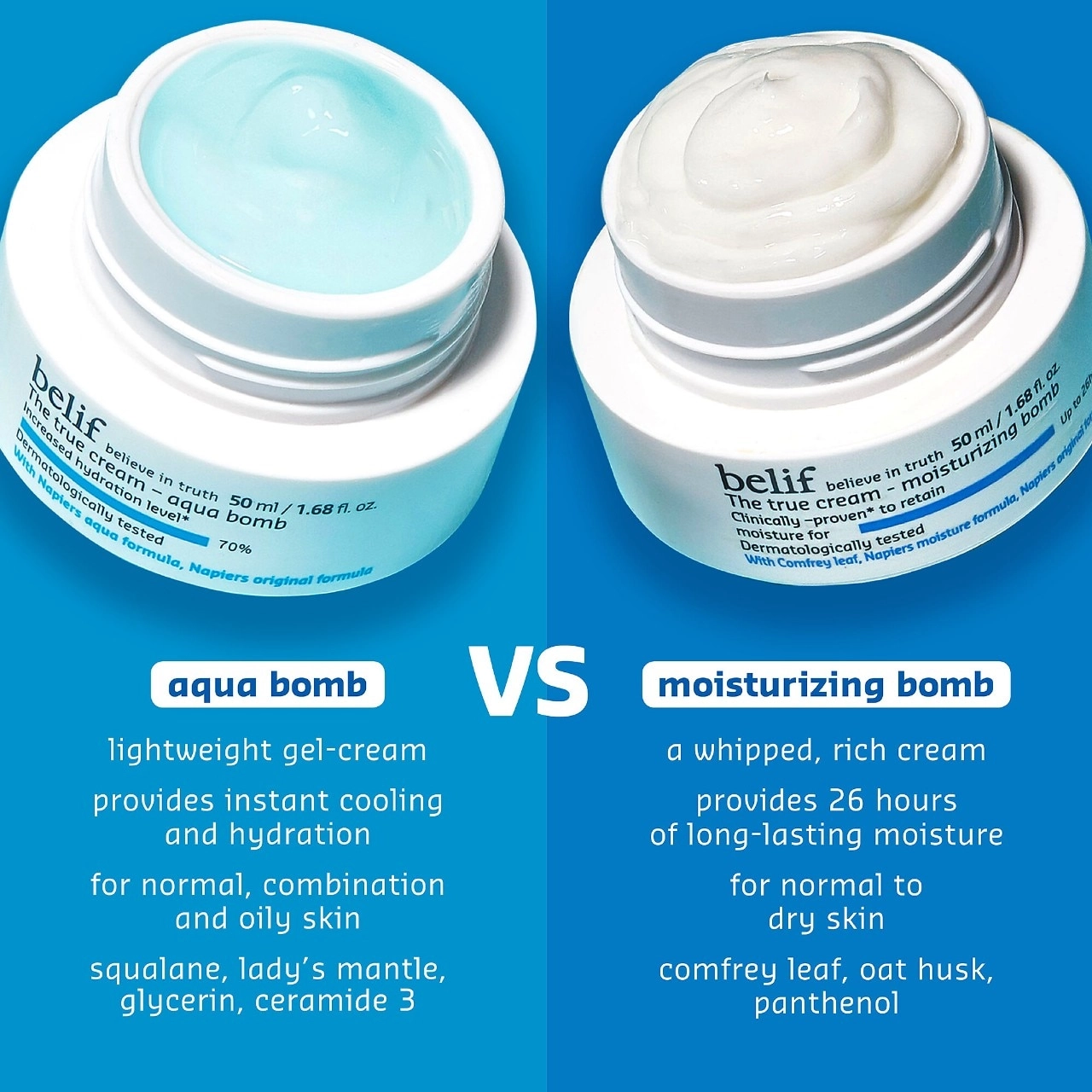 belif The True Cream Moisturizing Bomb With Oat Husk and Vitamin B 1.68 oz/50 mL - Image 9