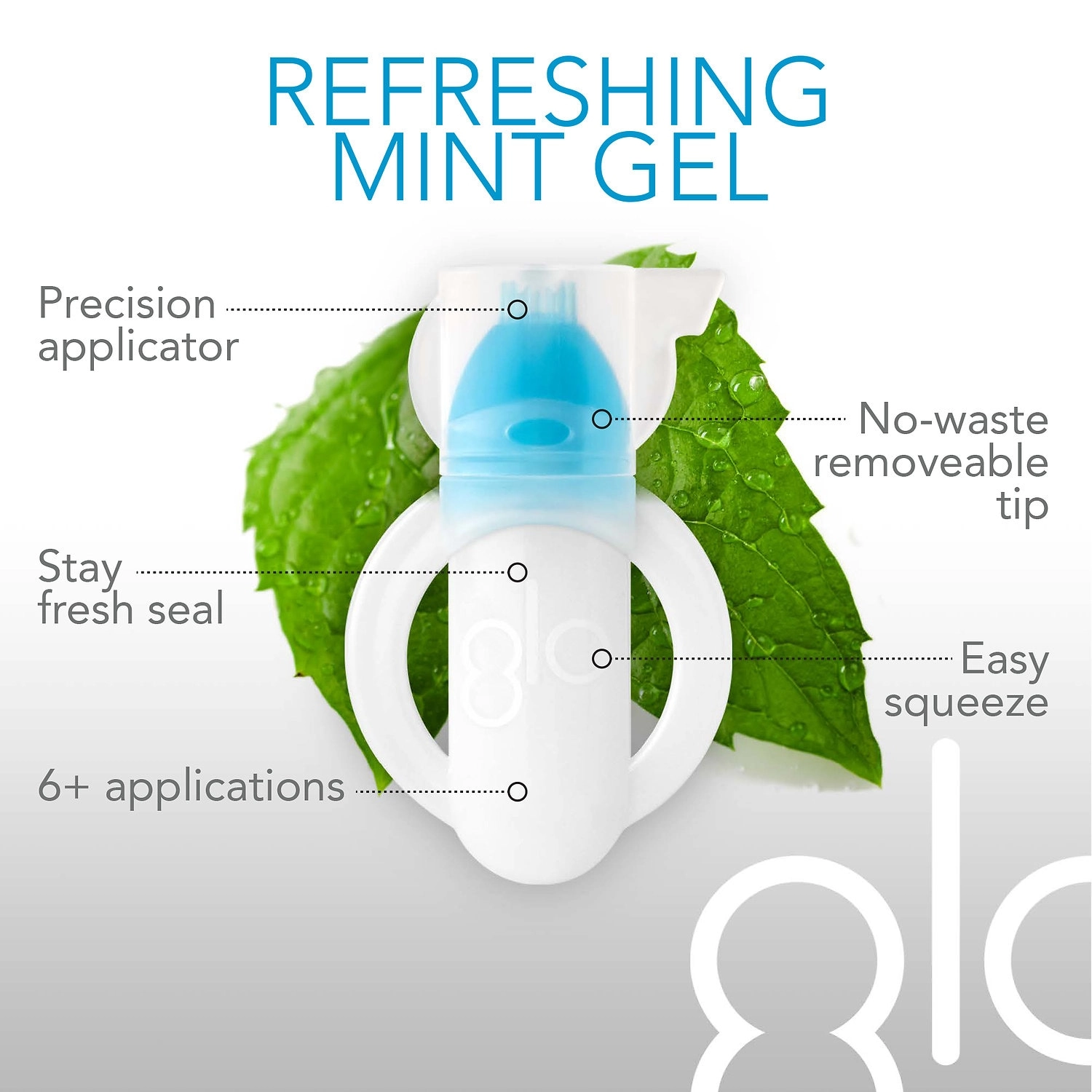 GLO Science GLO Brilliant Teeth Whitening GLO Vials 10 Pack plus Lip Care - Image 6