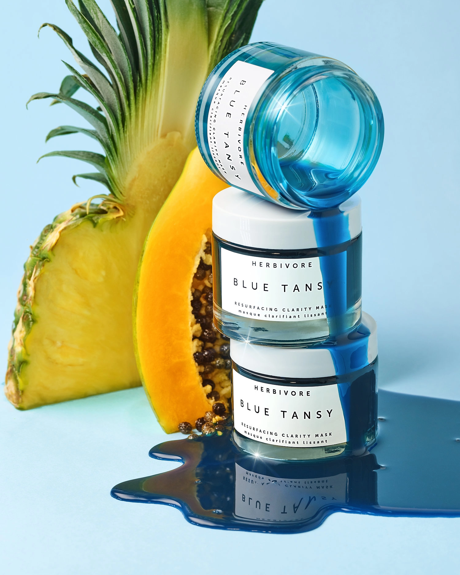 Herbivore Blue Tansy BHA and Enzyme Pore Refining Mask 2 oz/ 60 mL - Image 12