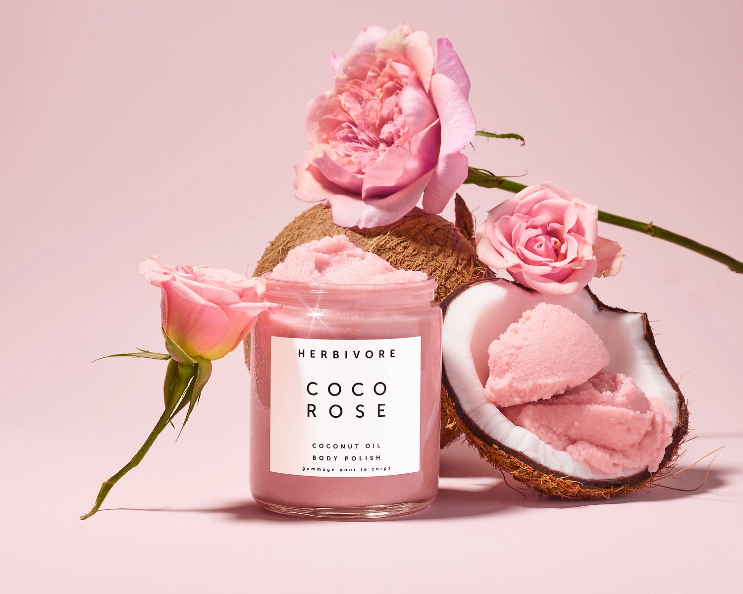 Herbivore Coco Rose Exfoliating Body Scrub 8 oz/ 237 mL Vegan - Image 9