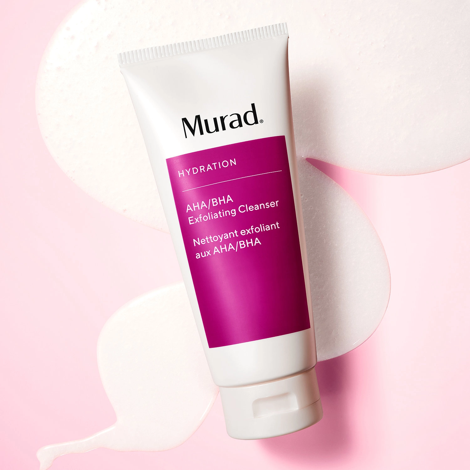 Murad AHA/BHA Exfoliating Cleanser 2 oz/ 60 mL Dark Circles Lactic Acid Salicylic Acid - Image 3