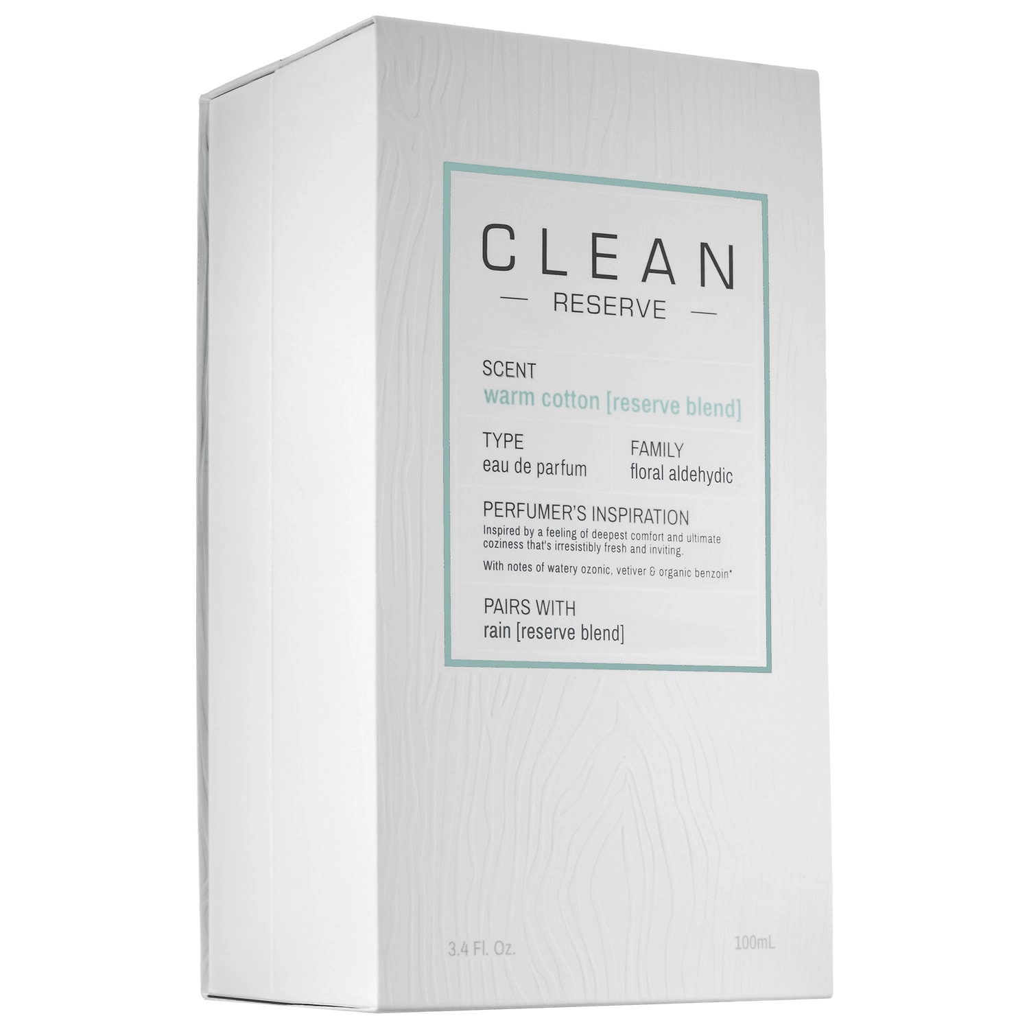 CLEAN RESERVE Reserve - Warm Cotton 3.4 oz/ 101 mL Vegan Fragrance - Image 3