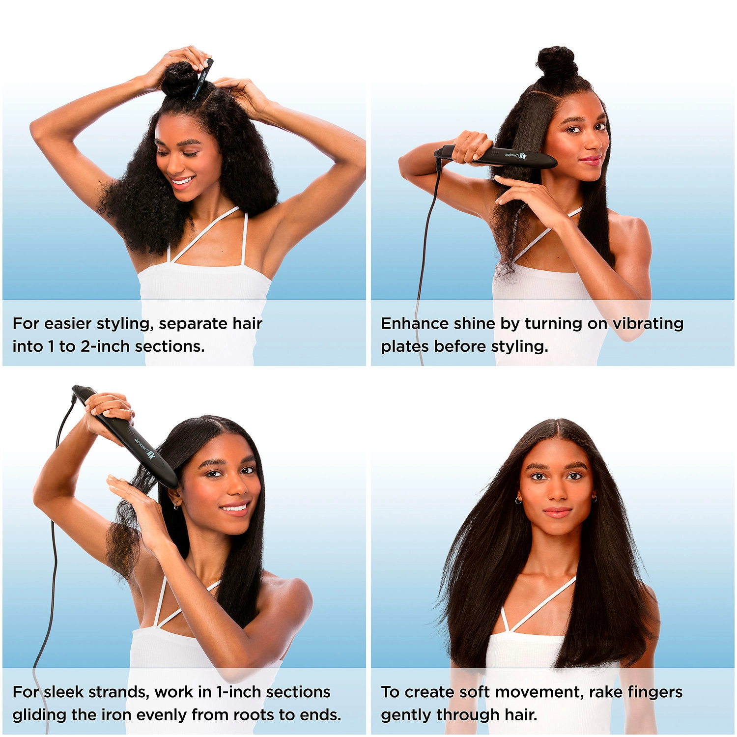 Bio Ionic 10X Pro Styling Iron 1" - High Shine Finish, All Hair Types - Image 8