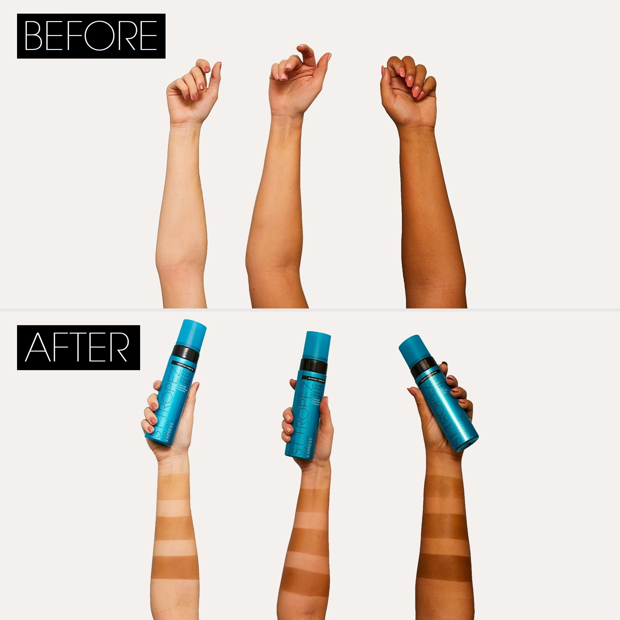 St. Tropez Self Tan Express Bronzing Mousse 6.7 oz/200 mL Vegan - Image 2