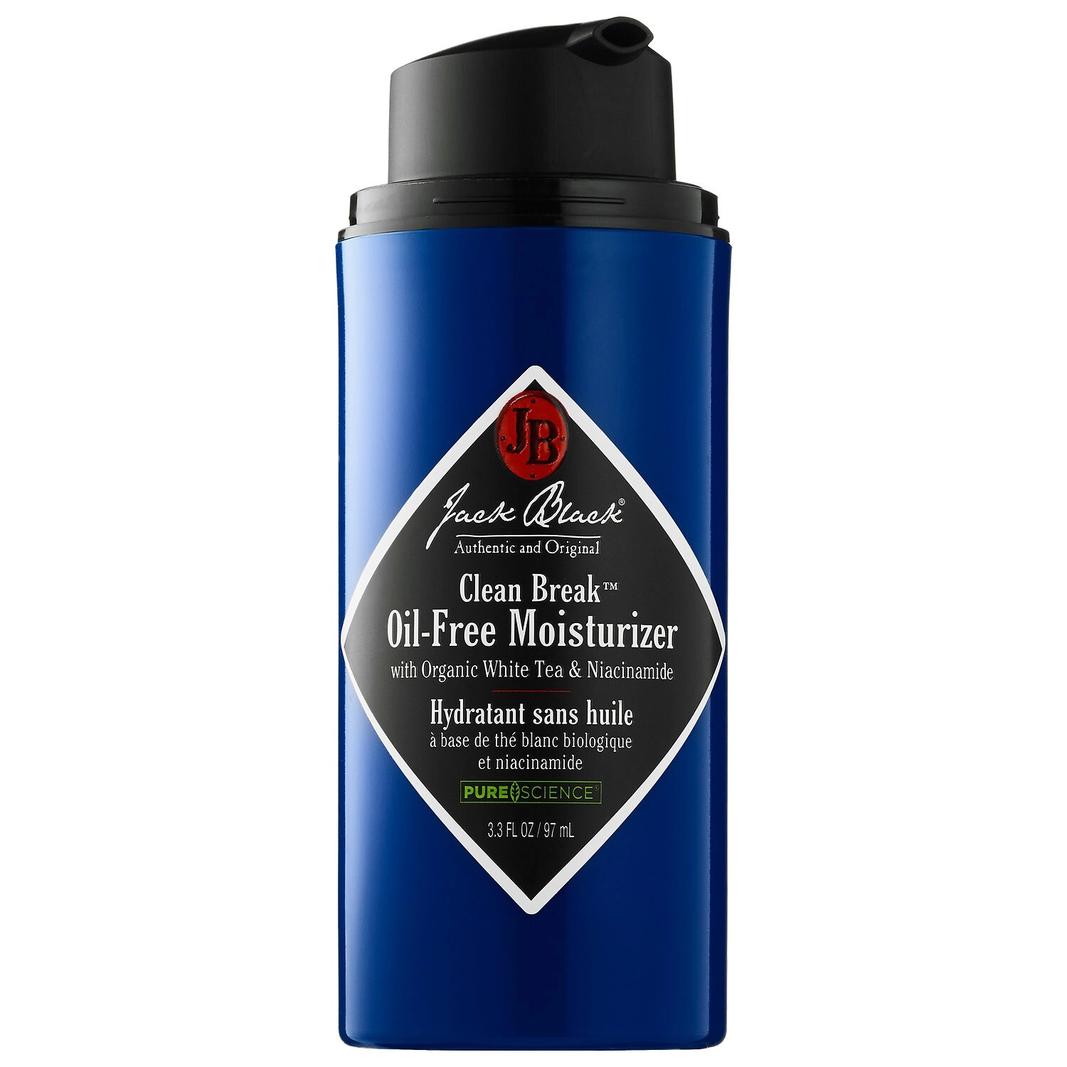 Jack Black Clean Break™ Oil-Free Moisturizer 3.3 oz/98 mL - Oily, Combo, Normal Skin - Paraben-Free, Oil-Free, Gluten-Free, Cruelty-Free, Vegan - Image 2