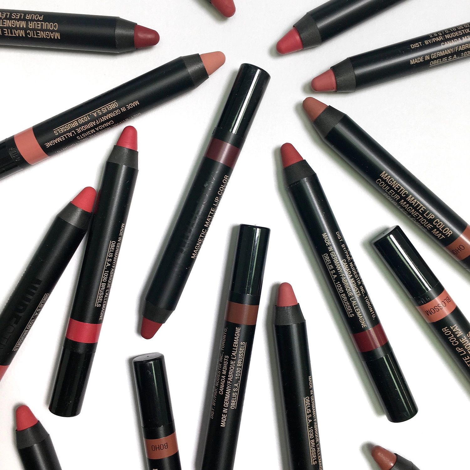 NUDESTIX Magnetic Matte Lip Color - Rose - Image 2