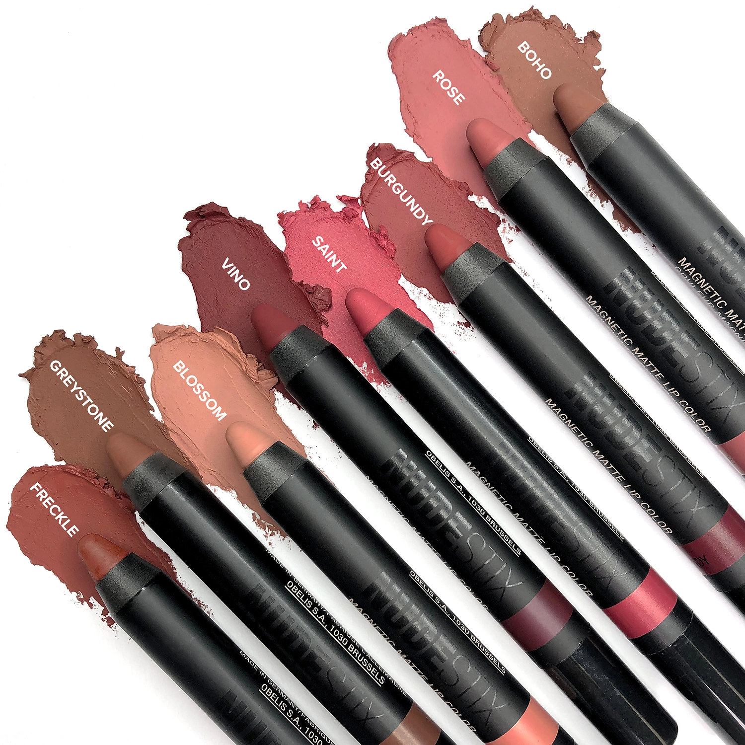 NUDESTIX Magnetic Matte Lip Color - Rose - Image 3