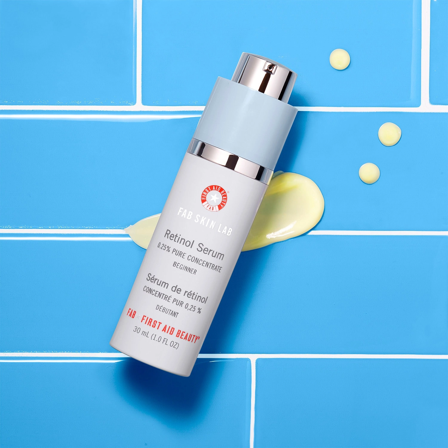 First Aid Beauty FAB Skin Lab Retinol Serum 0.25% Pure Concentrate 1 oz/30 mL Vegan - Image 3