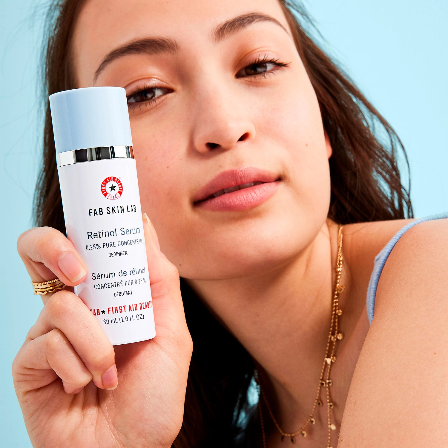 First Aid Beauty FAB Skin Lab Retinol Serum 0.25% Pure Concentrate 1 oz/30 mL Vegan - Image 4