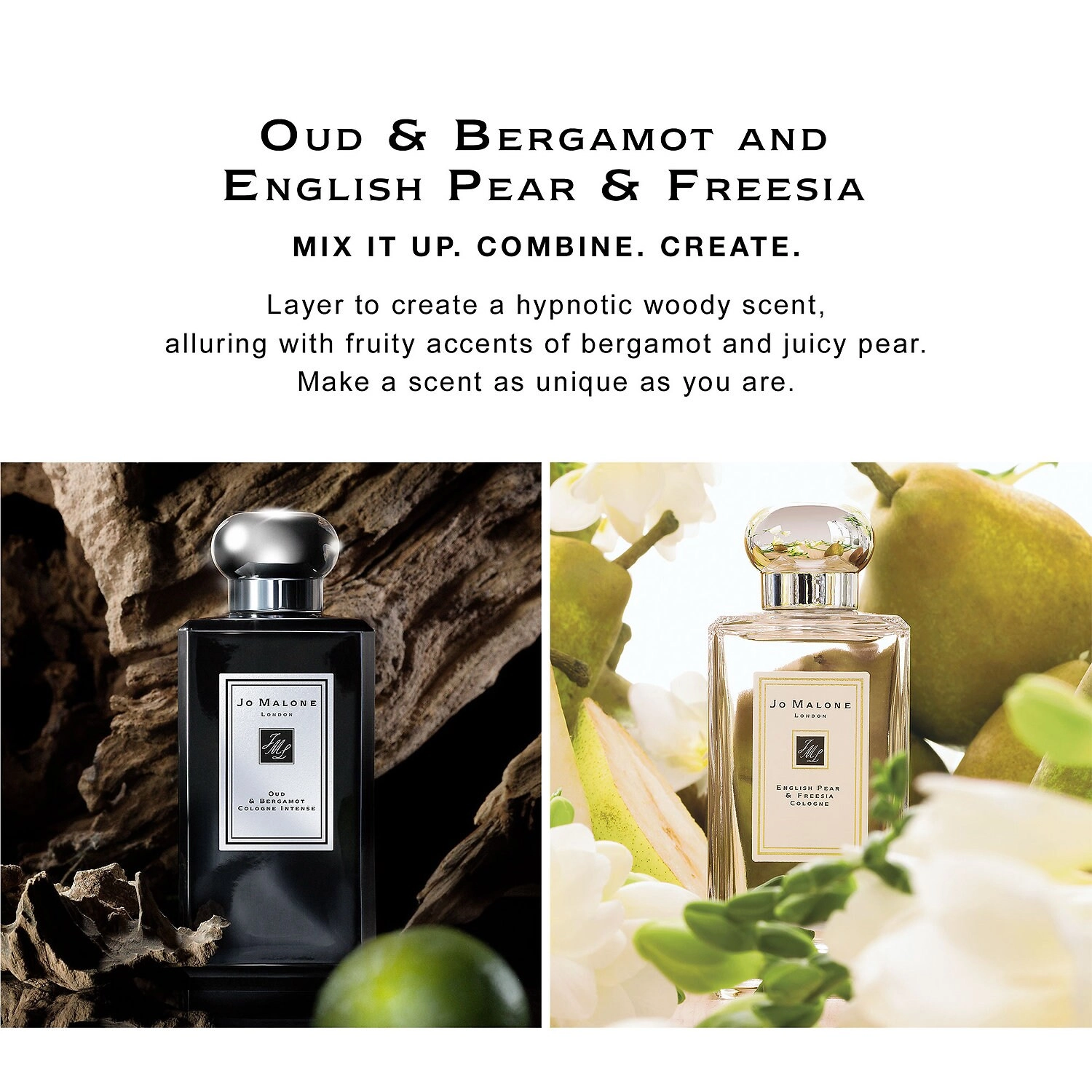 Jo Malone London Oud & Bergamot Cologne Intense 1.7 oz/50 mL Warm & Spicy Cool Spice Bergamot, Cedarwood, Oud - Image 3