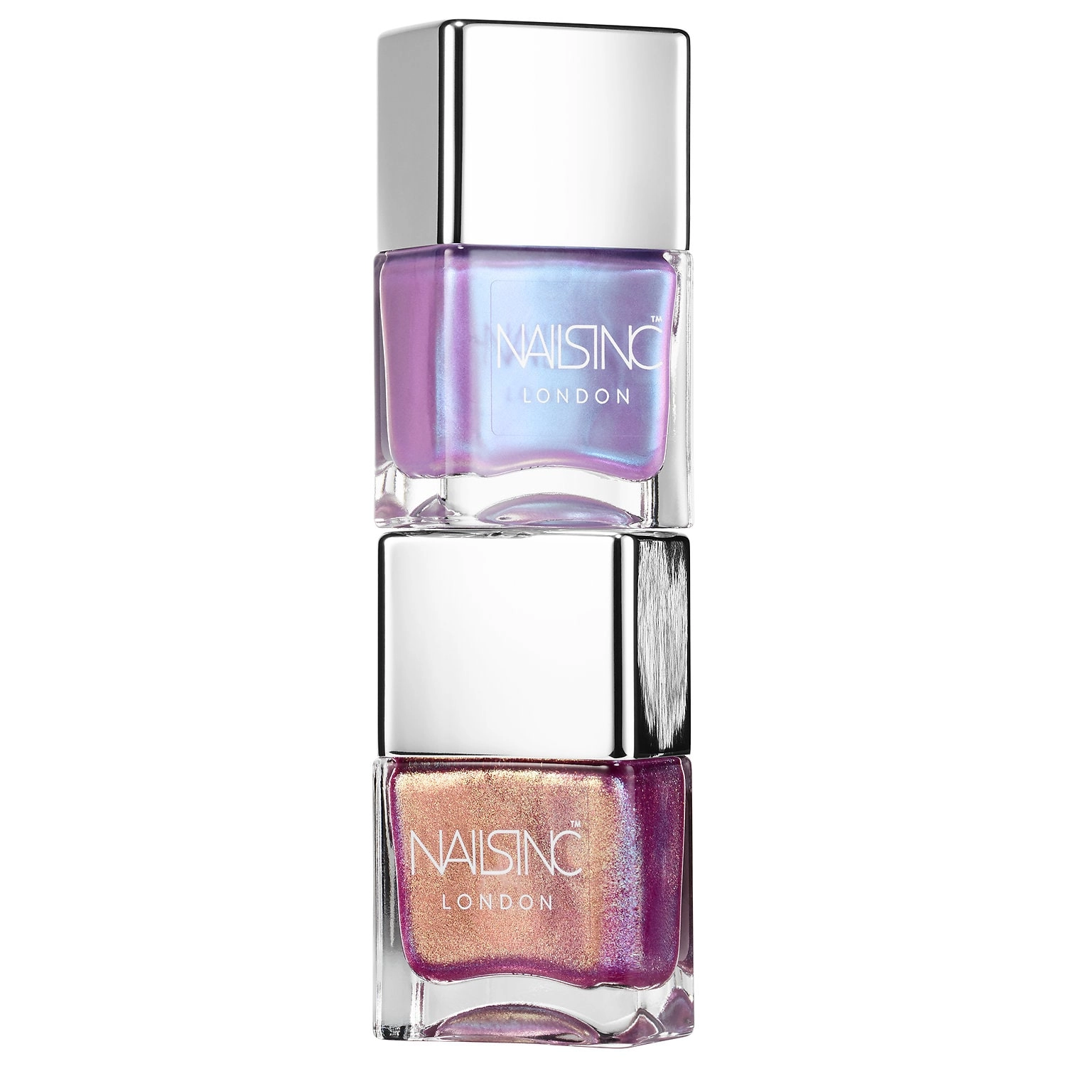 NAILS INC. Unicorn Nail Polish Duo - Dream Dust and Rainbow Wishes, 0.49 oz/14 mL - Image 2