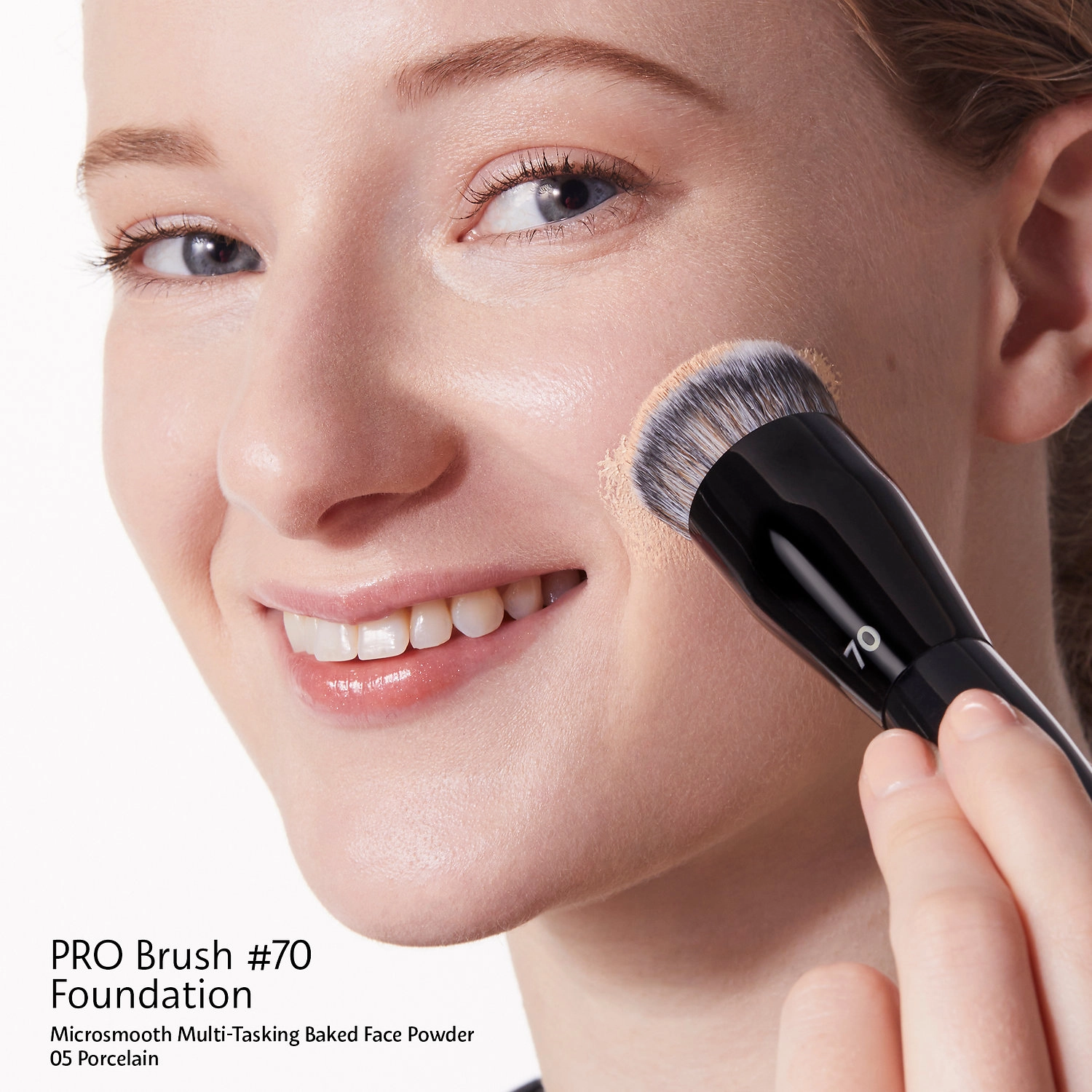 SEPHORA COLLECTION PRO Foundation Brush #70 Vegan Pressed Powder Cream Liquid Full Coverage - Image 5